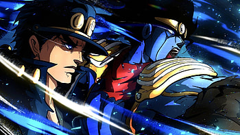 Jotaro and Star Platinum, Jojo Bizarre, Anime series, Jojo's Bizarre Adventure HD wallpaper