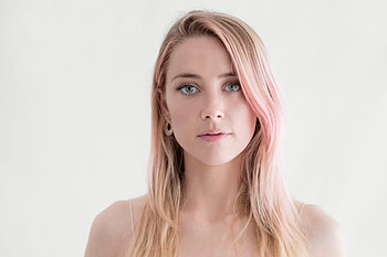 Amber Heard Pink Hairs , amber-heard, celebrities, girls HD wallpaper