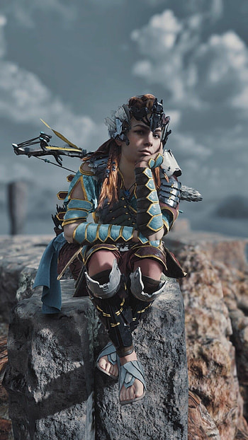 Stunning visuals, Gaming community, Aloy's story HD phone wallpaper