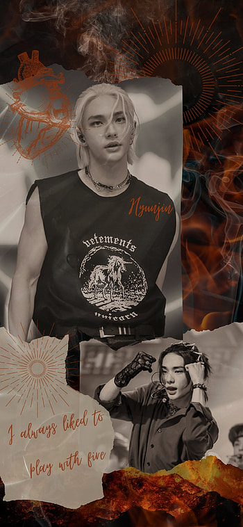 Hyunjin play with fire, straykids, hwanghyunjin HD phone wallpaper