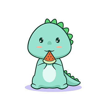 Kawaii dinosaur, Playful and fun, Adorable and cute HD phone wallpaper