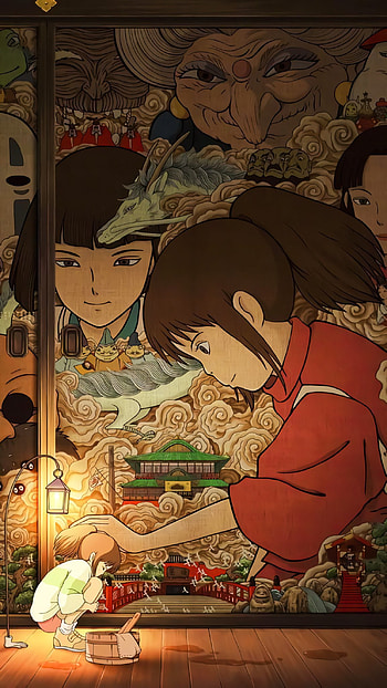 Spirited Away, art, Anime, Ghibli, Studio_Ghibli HD phone wallpaper
