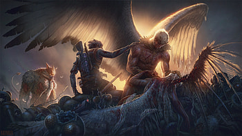 Bird Persons Big Day, artist, digital-art, artwork HD wallpaper
