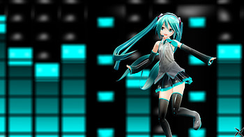 ... MMD: Hatsune Miku - YouTube Banner ( ) by Suspeso HD wallpaper