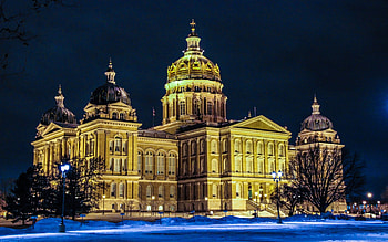 Iowa State Capitol, , Background, Travels HD wallpaper