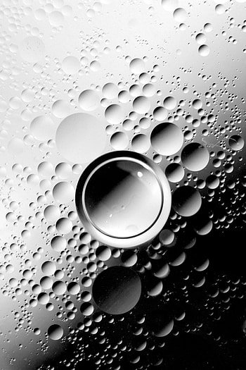 Abstract, Bubbles, Form, Grey, Bw, Chb, Forms HD phone wallpaper