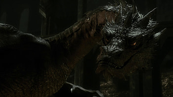 Lonely Mountain, Smaug HD wallpaper