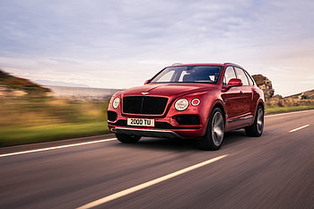Luxury vehicle, Bentley Bentayga, on-road, front HD wallpaper