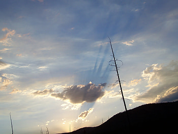 Sun Rays, West Yellowstone, National Parks, Sun, Scenic, Clouds, Sky HD wallpaper