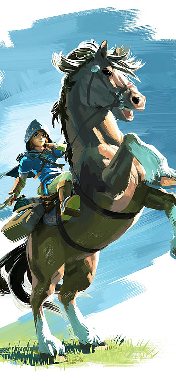 Legend of Zelda, Breath of the Wild 2, Horse ride , X HD phone wallpaper