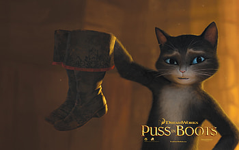 movie, Puss in Boots HD wallpaper