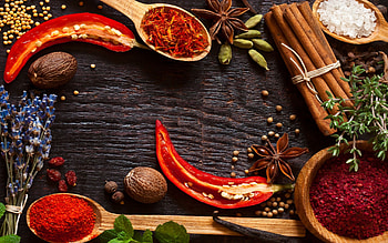 Herbs and spices, Food , Spicy recipes, Flavorful cuisine HD wallpaper