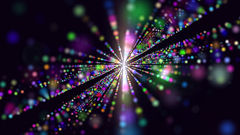 Laser, colorful, dots, abstract HD wallpaper