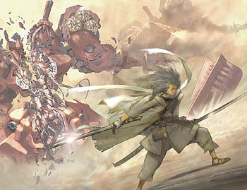 Samurai 7, sword, anime, big, mecha, samurai, 7 HD wallpaper
