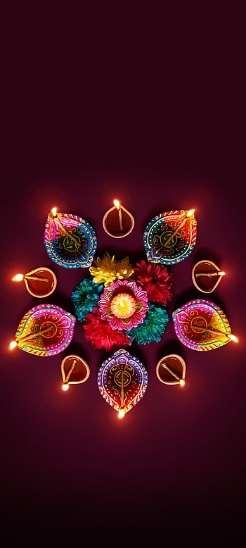 Diwali, beautiful, ornament, visual effect lighting, festival, Diya HD phone wallpaper