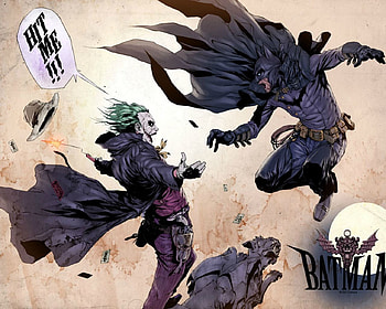 Batman Joker, joker, man, knight, bat, dark HD wallpaper