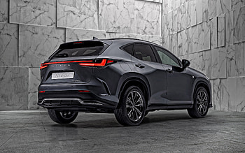 2022, Lexus NX F Sport, , rear view, exterior, gray crossover, new gray Lexus NX, Japanese cars, Lexus HD wallpaper