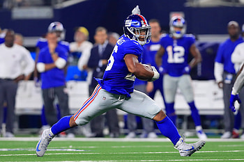 Saquon Barkley, Giants defense, Stop Saquon Barkley, Texans vs Giants HD wallpaper