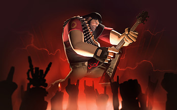 Heavy's Rock Anthem – Team Fortress 2, video game, Team Fortress 2, Heavy (Team Fortress) HD wallpaper