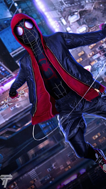 Miles Morales, Multi Verse, Spiderman HD phone wallpaper