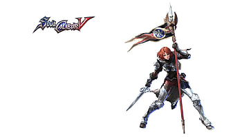 Soul Calibur 5, sword, soul calibur, armor, fantasy warrior, female warrior, fantasy, video game, original, hilde HD wallpaper