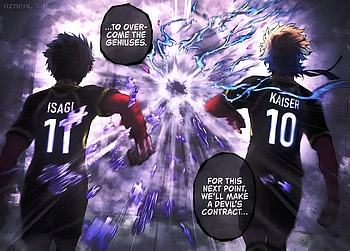 Blue Lock : Isagi Yoichi & Michael Kaiser Unite, Anime, Blue lock, Michael Kaiser, Isagi Yoichi HD wallpaper