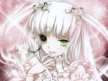 Kirakishou, dolls, anime, rozen maiden, ribbons, cute, girl HD wallpaper