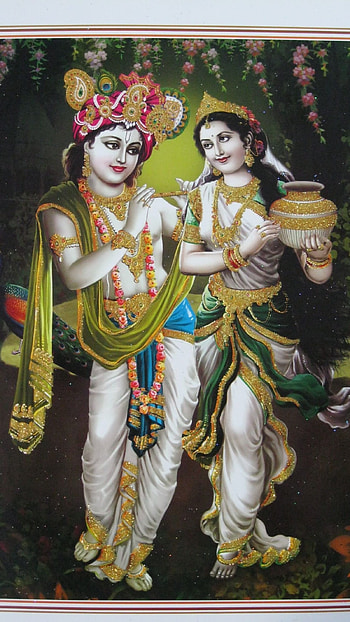 Radha Krishna , God, Couple HD phone wallpaper