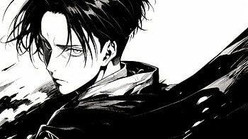 Levi Ackerman In Manga Style, Levi Ackerman, manga, Anime, Attack on Titan HD wallpaper