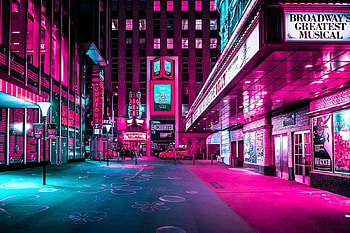 New York City Neon Lights Xavier Portela. Papel de parede computador, para pc, ns para pc, Pink Neon City HD wallpaper