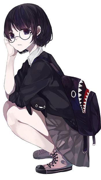 Sharkpack Scholar — Anime Girl , Anime, girl, anime girl HD phone wallpaper