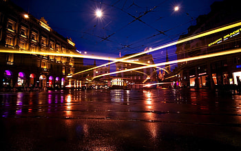 Cities, Night, City, Building, Shine, Light HD wallpaper