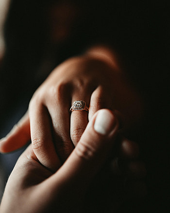 Miscellanea, Miscellaneous, Hands, Ring, Fingers, Touching, Touch HD phone wallpaper