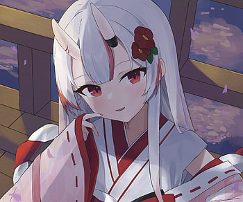 Nakiri Ayame, hololive, Nakiri Ayame, Anime, Virtual Youtuber HD wallpaper