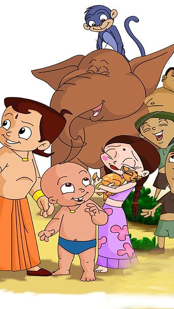 Fam chota bheem, cartoon HD phone wallpaper