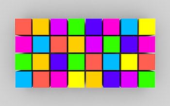 Miscellanea, Miscellaneous, Multicolored, Motley, Surface, Form, Cubes HD wallpaper