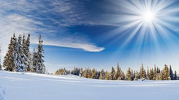 Landscape, Winter HD wallpaper