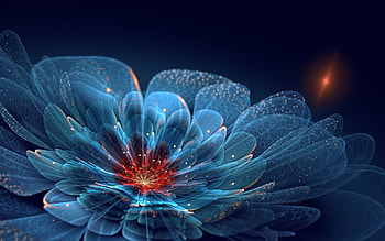 Abstract, Smoke, Flower, Petals, Colorful, Colourful, Dymovoy HD wallpaper