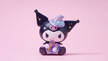 Kuromi - Cute Onegai My Melody Background, Kuromi (Onegai My Melody), Onegai My Melody, 3D HD wallpaper