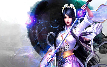 Jade Dynasty, jade, dynasty, sword, woman HD wallpaper