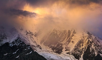 Amazing Nature, clouds, nature, mountains, snow HD wallpaper