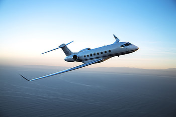Gulfstream G650ER, jet, G650ER, Gulfstream, clouds, private, sky HD wallpaper