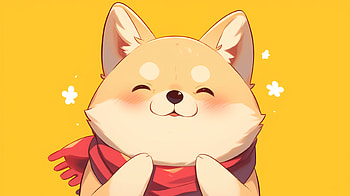 Cute Kawaii Puppy, cute, puppy, kawaii, corgi, dog HD wallpaper