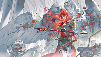 Argenti HSR, Honkai: Star Rail, male, knight, red hair HD wallpaper