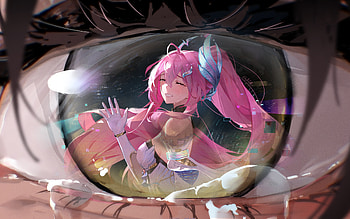 Aemeath's Tearful Gaze — Wuthering Waves, Video Game, Aemeath (Wuthering Waves), Anime Eyes, Crying HD wallpaper