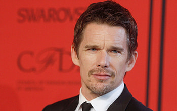 Captivating performer, Ethan Hawke portrait, Actor's charm, Hollywood icon HD wallpaper