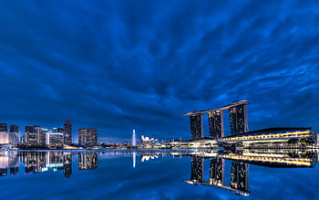 Landscape, Cities, Night HD wallpaper