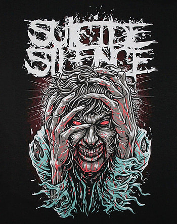 Suicide silence, head, art HD phone wallpaper