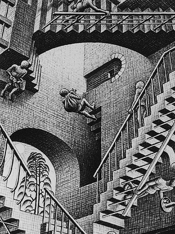 M.C. Escher, Other artist, , Screensaver theme HD phone wallpaper