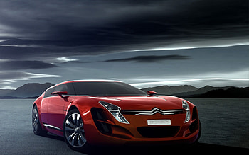 Citroen, style, 1920x1200, power, design, racing, car, speed, shiny, sportcar, red, fast HD wallpaper